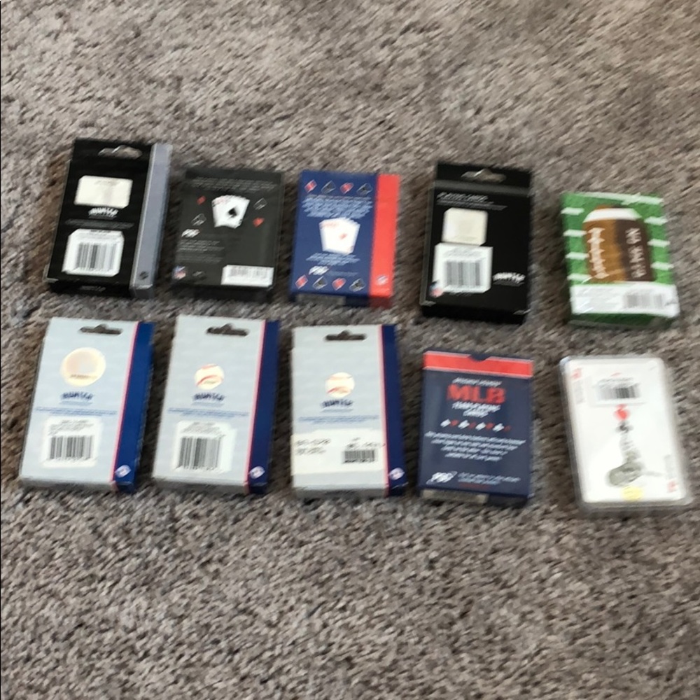 10 decks of playing cards sports teams themed - Picture 2 of 16